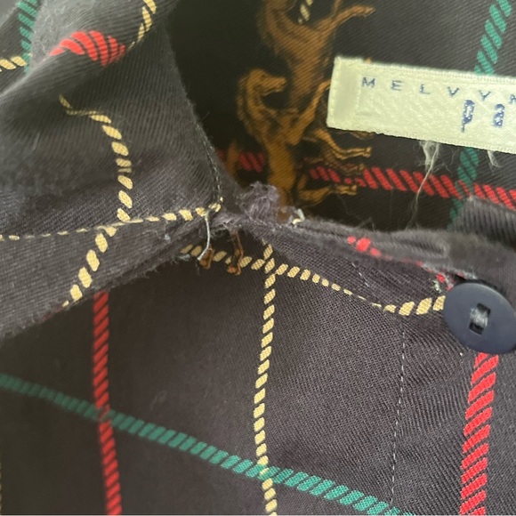 Melvyn Paul Vintage Horse Print Button-down Blouse - Picture 7 of 10